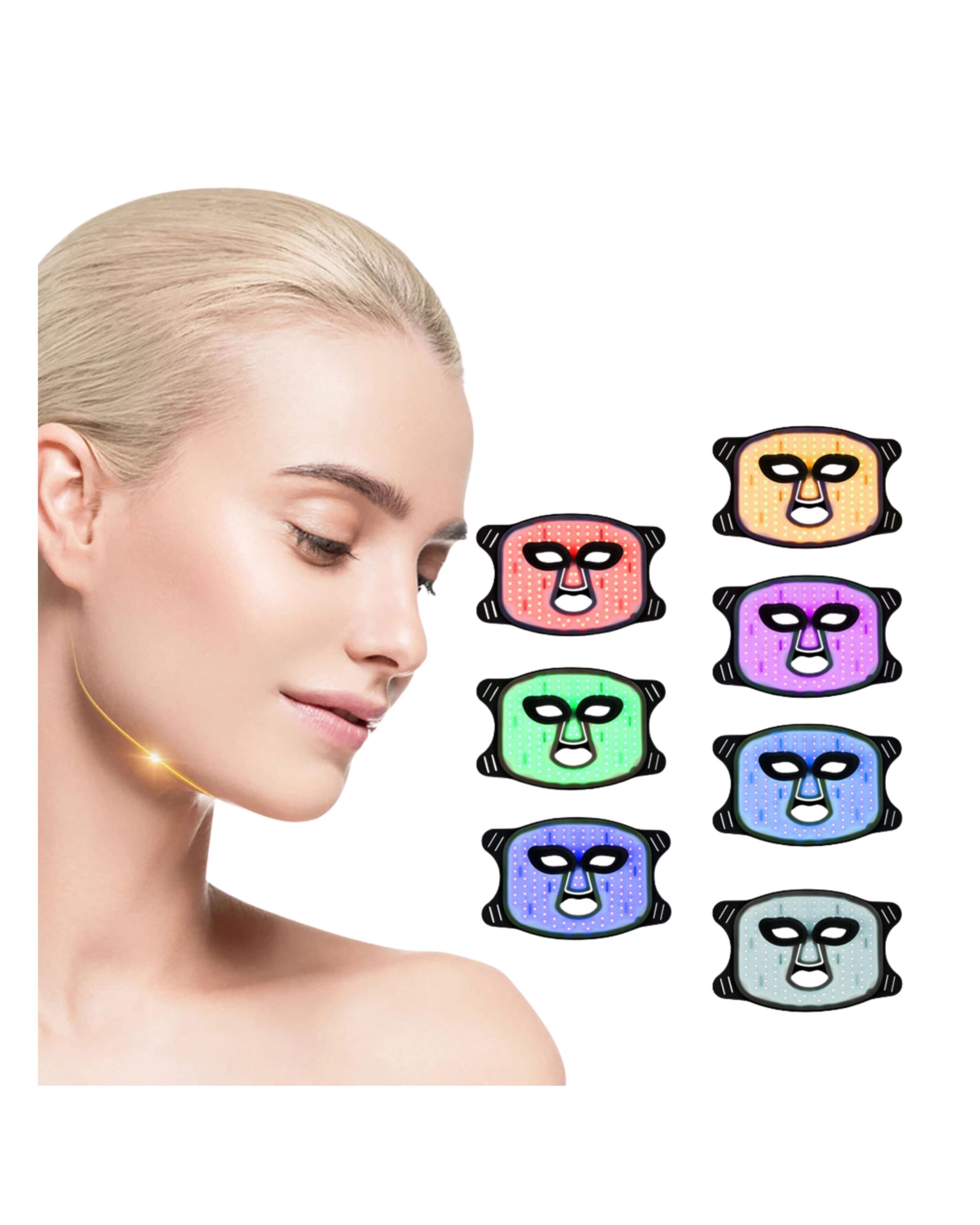 Mascara De Luz Infrarroja Portatil Ayuda A Cuidar Tu Piel - Imagen 2