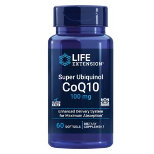 Super Ubiquinol COQ10 Life Extension 100 Mg 60 capsulas