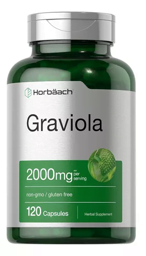 Graviola 2000 Mg Capsulas 120u De Fruta  Horbaach