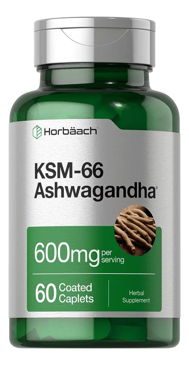 Ksm-66 Ashwagandha 600mg 60 Capsulas Horbaach