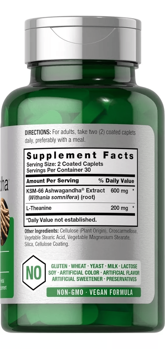 Ksm-66 Ashwagandha 600mg 60 Capsulas Horbaach - Imagen 2