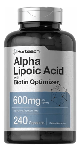 Acido Alfa Lipoico Premium 240 Cápsulas 600mg Eg A85 Sabor Nd – Biogate Argentina
