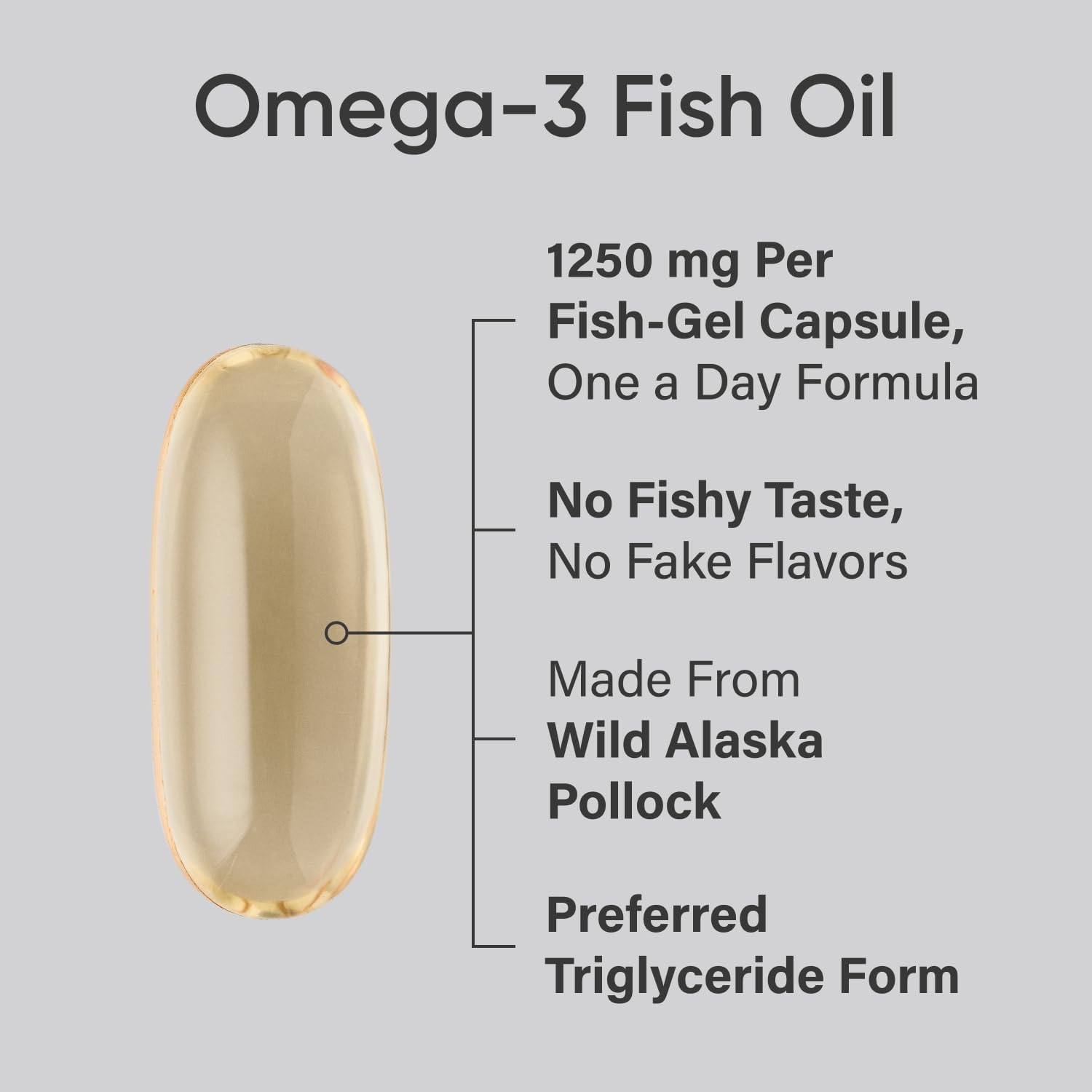 Omega-3 Fish Oil 90 Cap 1250 Mg Sports Research - Imagen 6