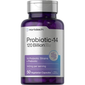 Probiotic-14 120 Billion ufc 14 Cepas con Prebióticos 50 Capsulas