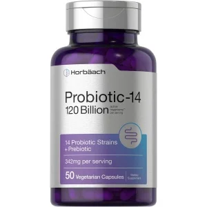 Probiotic-14 120 Billion ufc 14 Cepas con Prebióticos 50 Capsulas – Biogate Argentina