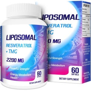 Liposomal Resveratrol + Tmg 2200 Mg 60 Capsulas