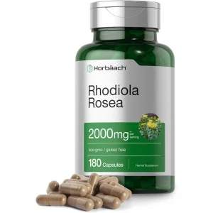 Rhodiola Rosea 2000 Mg 180 Capsulas Horbaach – Biogate Argentina