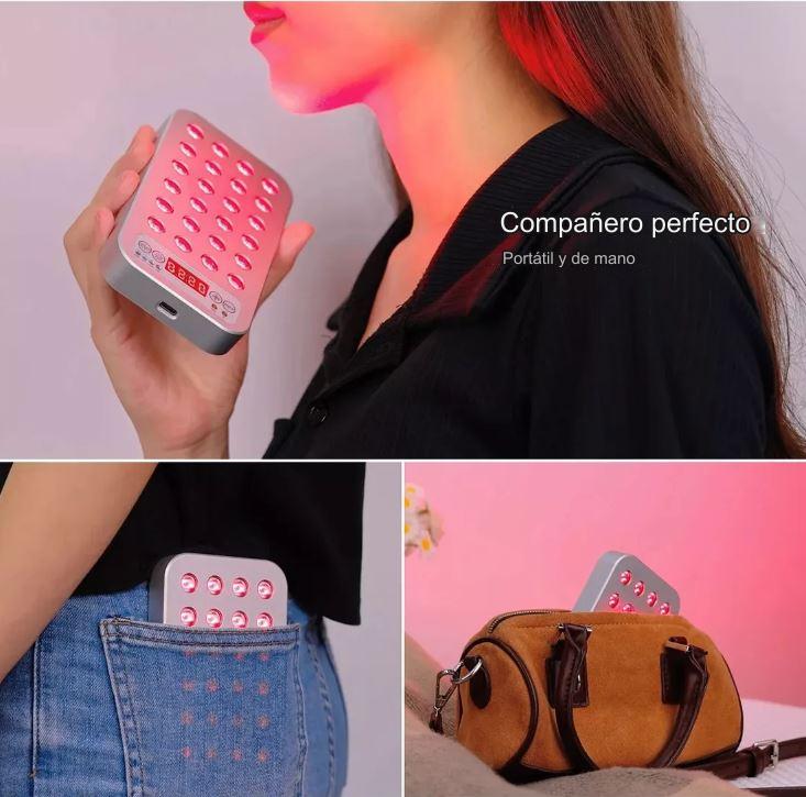 Mini Lámpara De Terapia De Luz Portátil Roja E Infrarroja Led - Imagen 4