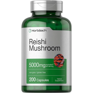 Cápsulas de Hongos Reishi 200 unidades Horbaach
