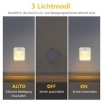 Luz Nocturna LED con Sensor de Movimiento 220V – Biogate Argentina