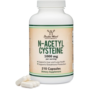 NAC N-acetilcisteína Double Wood 210 cápsulas 1000 Mg Por Porcion