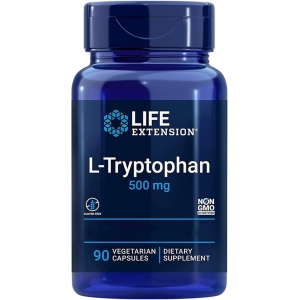 Suplemento L-Tryptophan Life Extension 500 Mg 90C