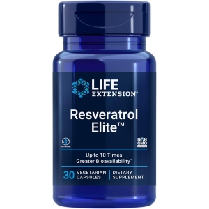 Suplemento Resveratrol Elite Life Extension 30C
