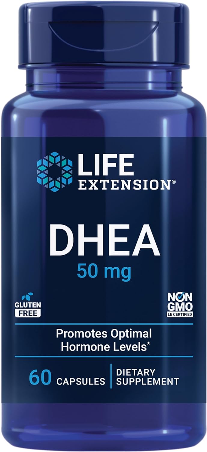 Suplemento DHEA Life Extensión 50 Mg 60C