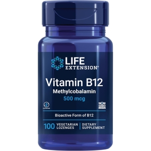 Suplemento Vitamina B12 Metilcobalamina Life Extension 500 Mcg 100C
