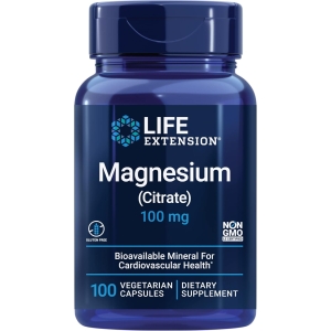 Suplemento Magnesio Citrato Life Extensión 100 Mg 100C