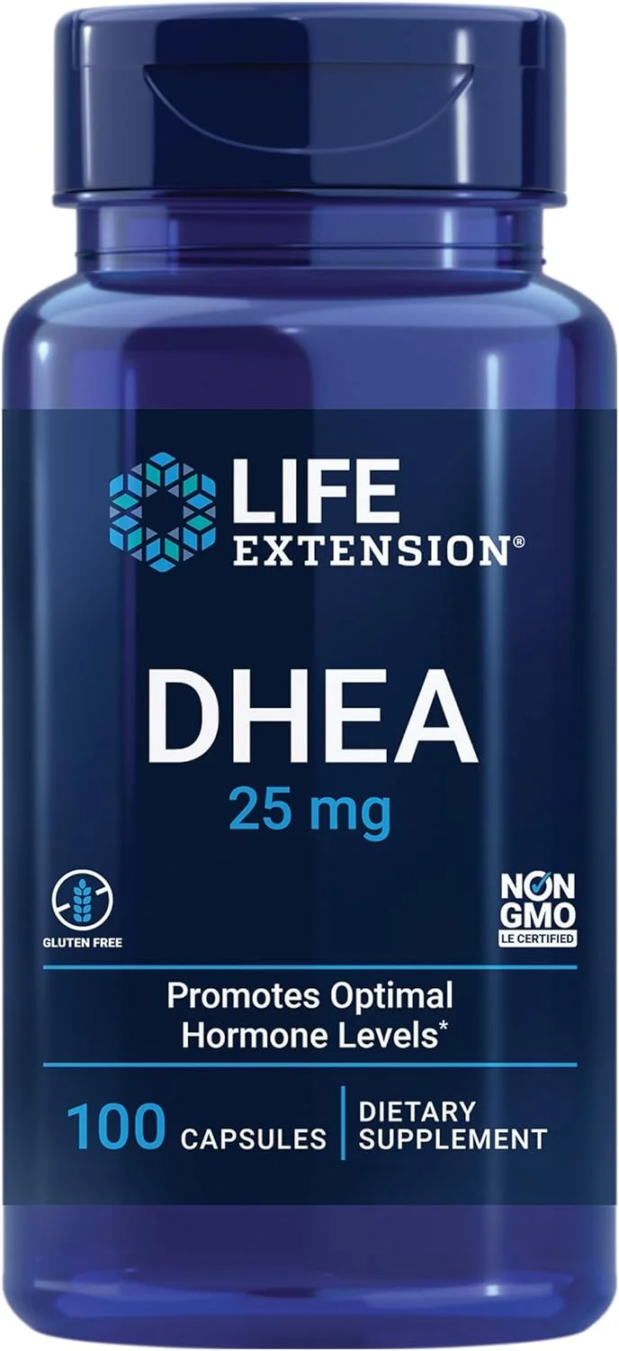 Suplemento DHEA Life Extensión 25 Mg 100C – Biogate Argentina