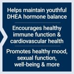 Suplemento DHEA Life Extensión 25 Mg 100C – Biogate Argentina