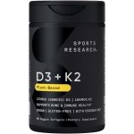 Vitamina D3 + K2 2 En 1 60 Capsulas Sports Research – Biogate Argentina