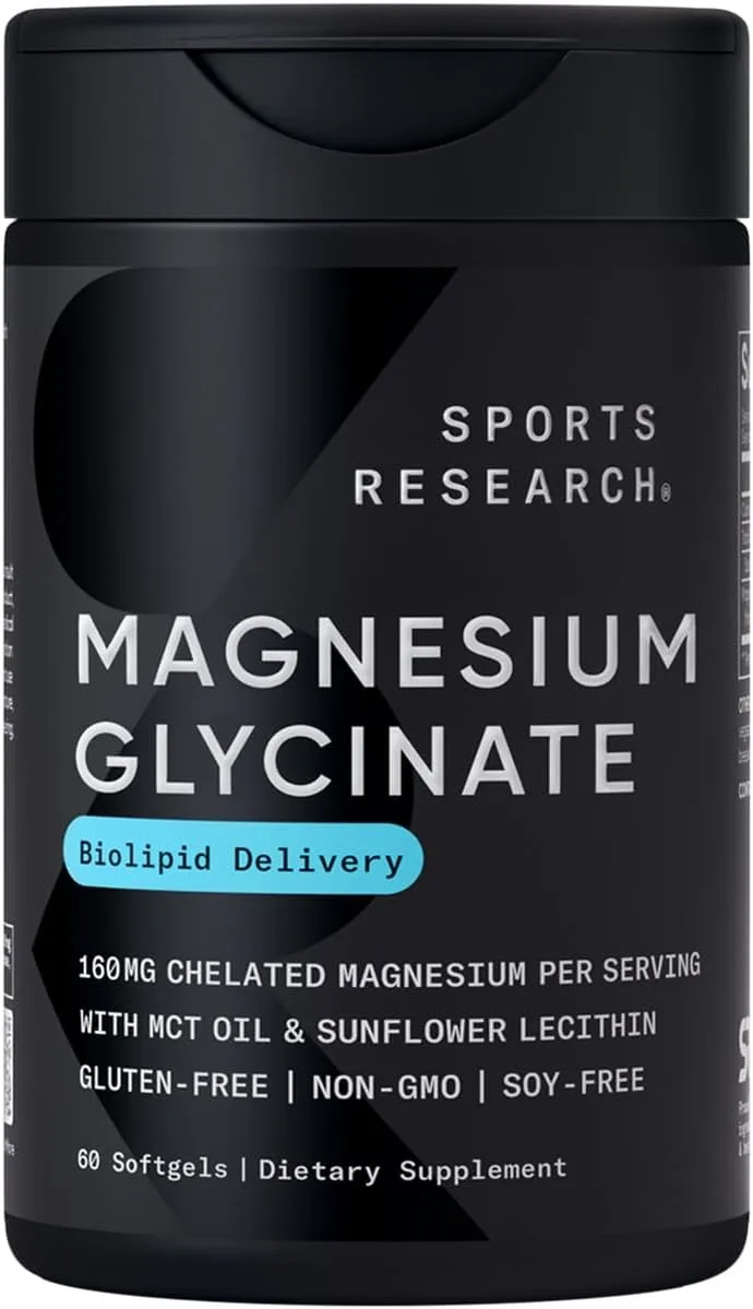 Glicinato De Magnesio 160 Mg 60 Capsulas Sports Research
