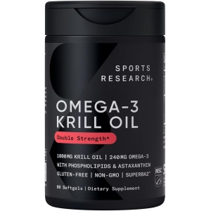 Omega-3 Krill Oil Astaxanthin 60 Capsulas Sports Research
