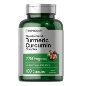 Turmeric Curcumin Horbaach 2250 Mg 180 Capsulas