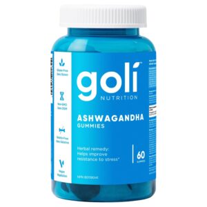 Suplemento 60 Gomitas Goli Ashwagandha Y Vitamina D Ksm-66