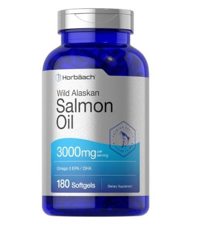 Suplemento Aceite De Salmon Horbaach 3000 Mg 180 Capsulas