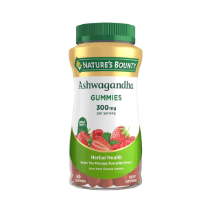 Nature's Bounty Gomitas Ashwagandha KSM-66 300 mg 60 unidades