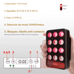 Panel De Terapia De Luz Infrarroja E Roja De Mano Portátil – Biogate Argentina