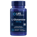 L-Glutamina 500 mg 100 capsulas Life Extension – Biogate Argentina