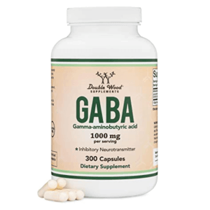 GABA 1000 mg 300 cápsulas Double Wood