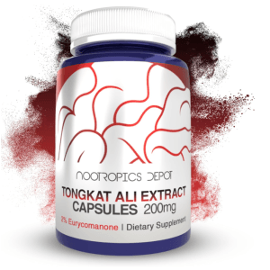Extracto de Tongkat Ali 200 mg 60 Cápsulas Nootropics Depot