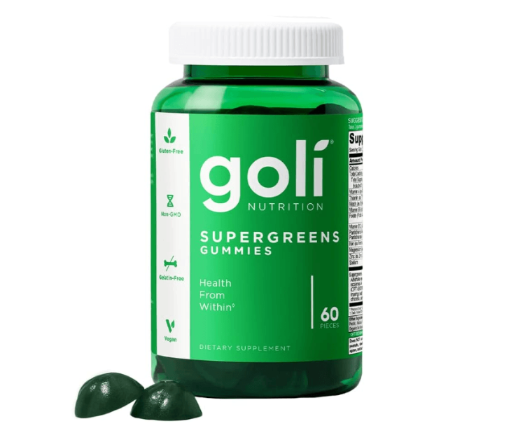 Goli Supergreens Gomitas de Vitaminas 60 unidades
