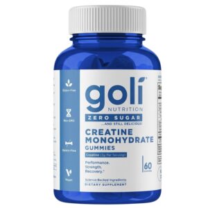 Monohidrato de Creatina 3g sin azucar 60 unidades Goli