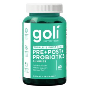 Gomitas Goli 3 en 1 de Probióticos, 60 unidades