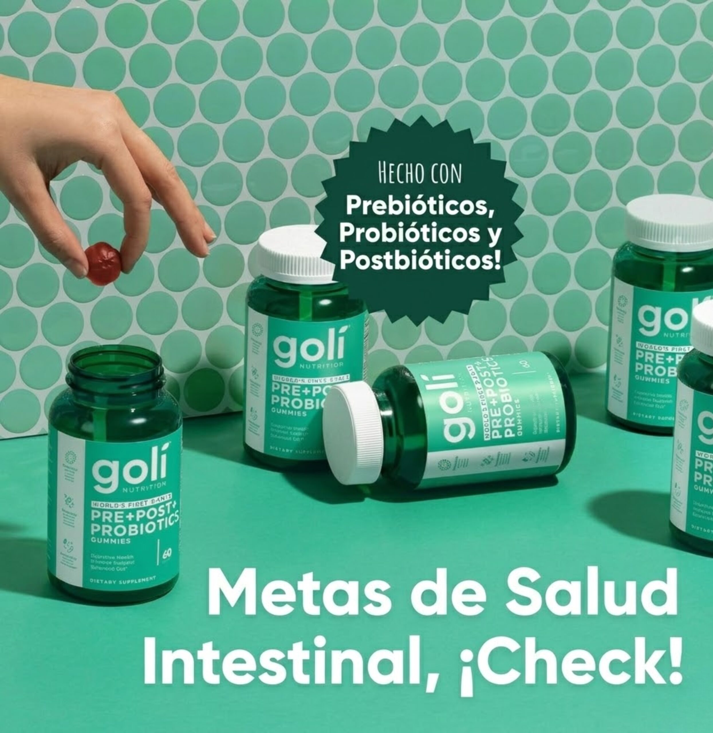 Gomitas Goli 3 en 1 de Probióticos, 60 unidades - Imagen 6