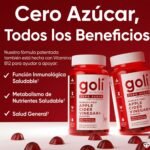 Goli Gomitas de Vinagre de Sidra de Manzana sin azúcar 60 unidades – Biogate Argentina