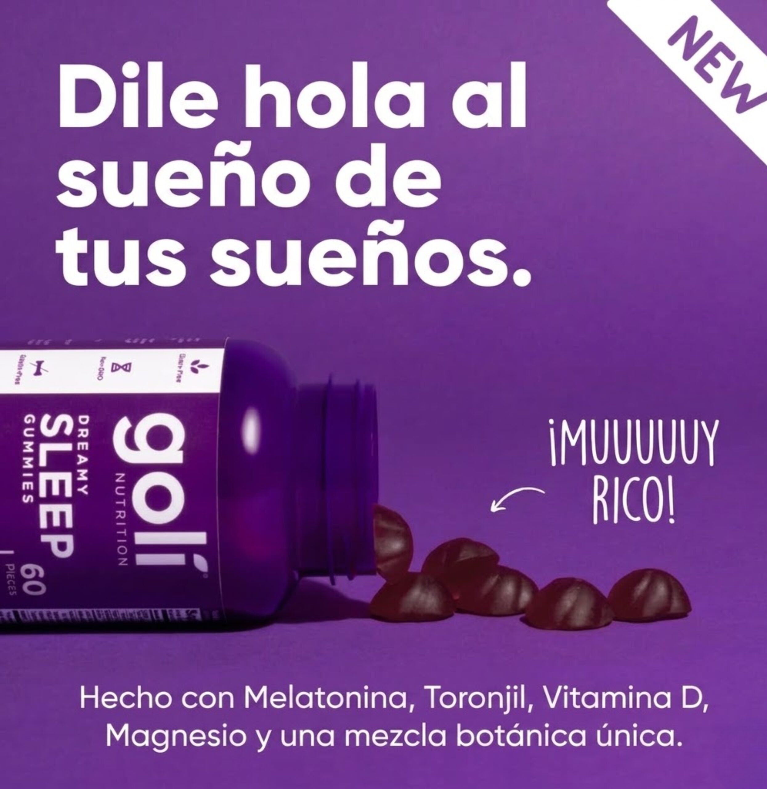 Goli Gomitas Dreamy Sleep 60 unidades 5 mg de Melatonina – Biogate Argentina