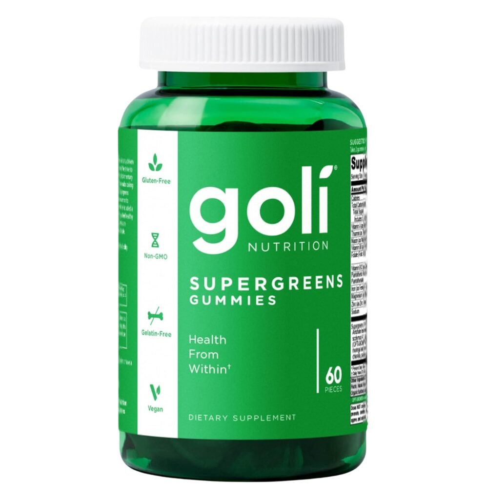 Goli Supergreens Gomitas de Vitaminas 60 unidades – Biogate Argentina