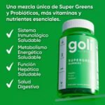 Goli Supergreens Gomitas de Vitaminas 60 unidades – Biogate Argentina