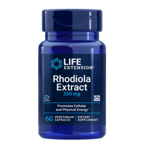 Extracto de Rhodiola de 250 mg 60 cápsulas Life Extension