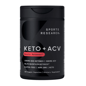 Keto Plus + ACV 120 cápsulas Sports Research
