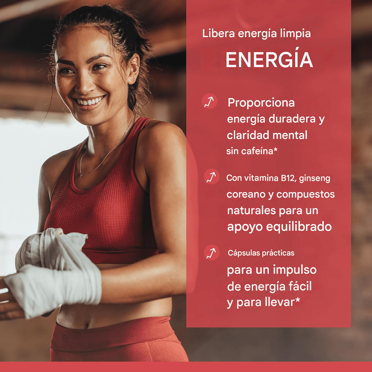 Pure Power Energy Boost Ginseng + B12 30 Cápsulas Dr. Mercola - Imagen 5