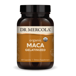 Dr. Mercola Maca orgánica Gelatinizado,60 cápsulas