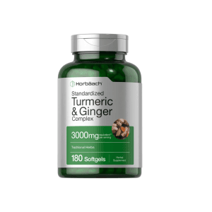 Cúrcuma y Jengibre 3000 mg de 180 capsulas Horbaach