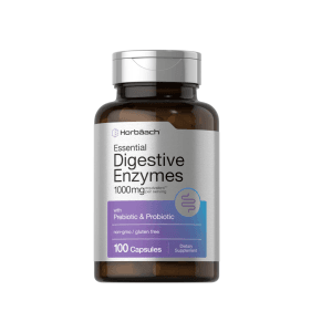 Enzimas digestivas esenciales 100 mg 100 cápsulas Horbäach