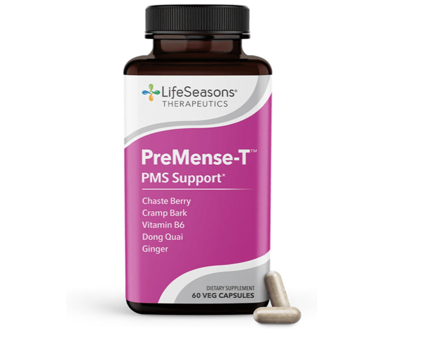 LifeSeasons PreMense-T Suplemento para el alivio del síndrome Premenstrual,60 cápsulas – Biogate Argentina