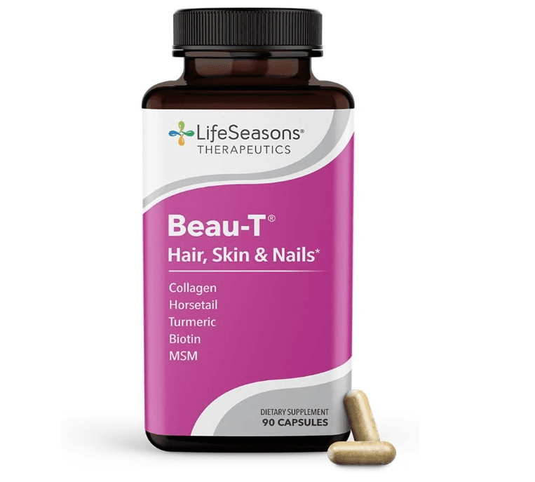 LifeSeasons Beau-T Suplemento para el cuidado del cabello, las uñas y la piel,90 cápsulas – Biogate Argentina