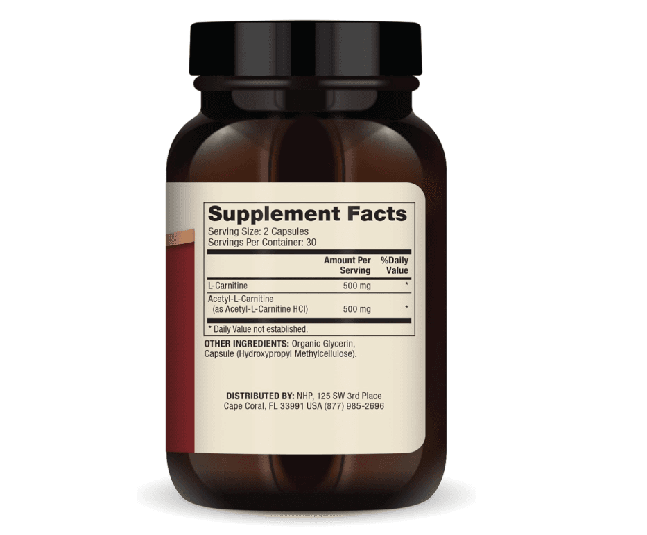 Complejo de Carnitina 1000 mg 60 cápsulas Dr. Mercola – Biogate Argentina